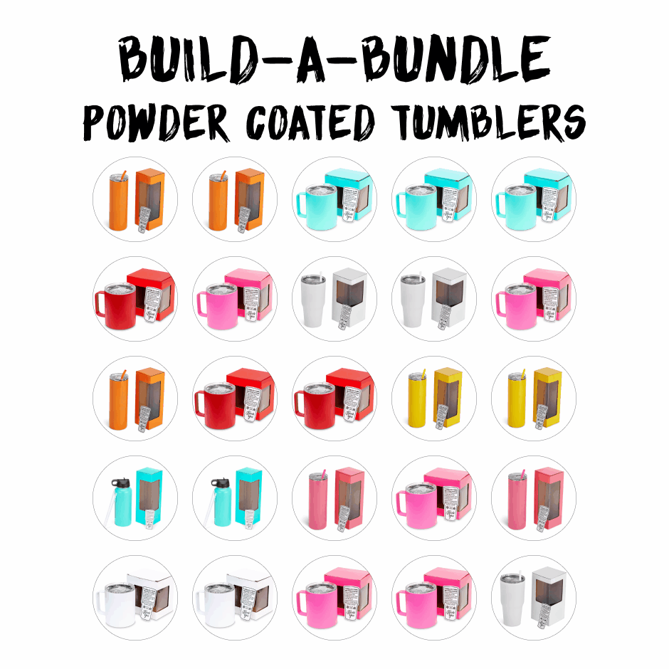 Powder Coated Tumbler Bundle