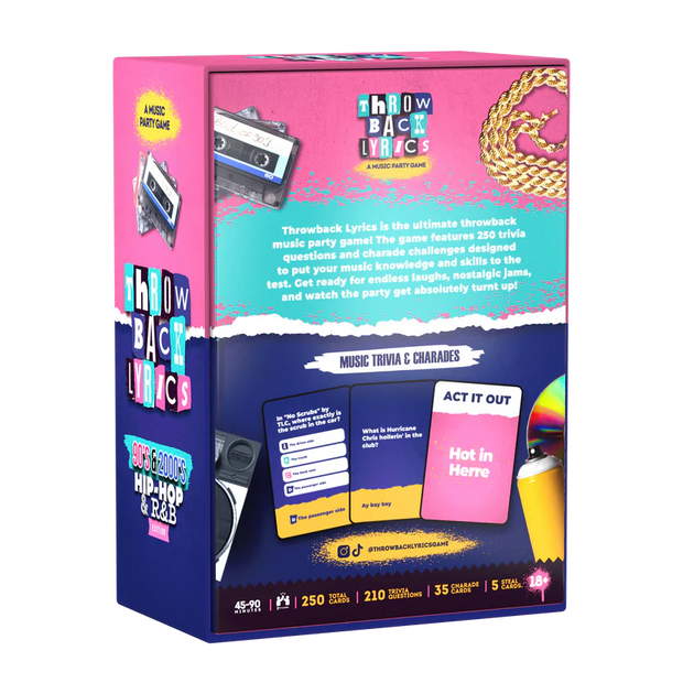 Throwback Lyrics: Juego de Fiesta de Hip-Hop y R&B de los 90 y 2000