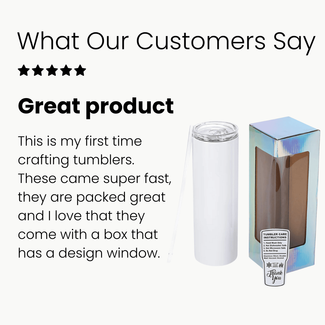 30oz Skinny Sublimation Tumbler