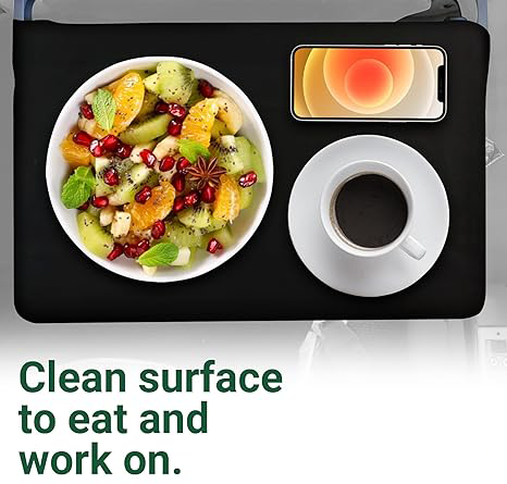 Cubierta de Bandeja para Avión con Bolsillos – Organiza tu espacio de vuelo con estilo