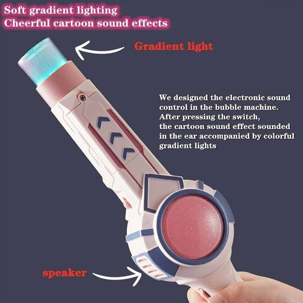 Varita Mágica de Burbujas con Efecto Humo y Luces – Diversión Brillante para Niños