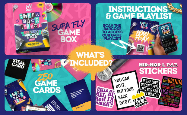 Throwback Lyrics: Juego de Fiesta de Hip-Hop y R&B de los 90 y 2000