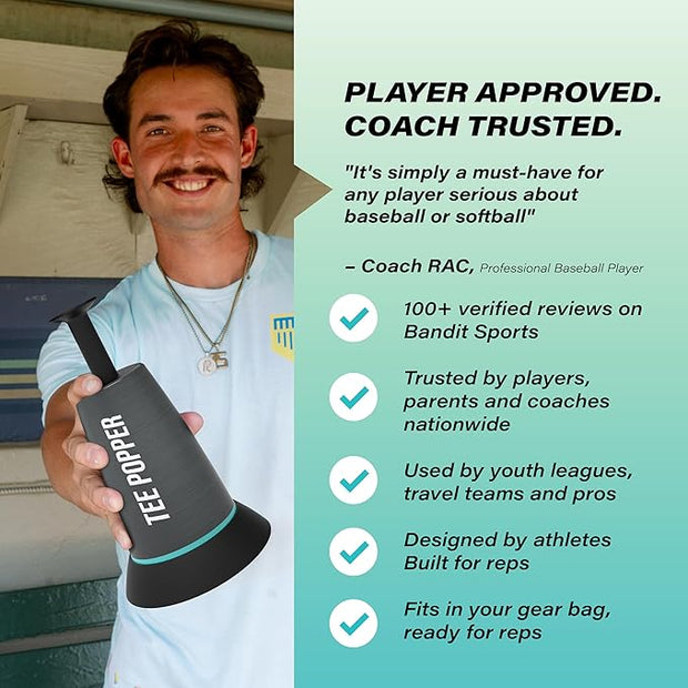 Mini Tee Popper – Entraînement Solo pour Perfectionner Votre Frappe