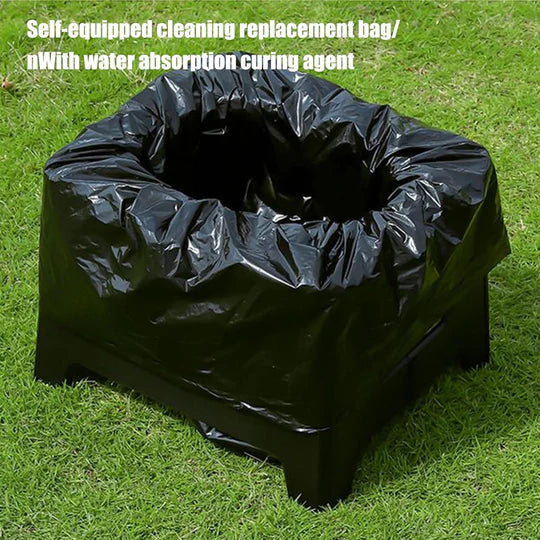 Toilette de Camping Portable – Compacte, Hygiénique et Prête pour l’Aventure