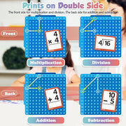 Set de Tarjetas de Matemáticas y Tablero Pop – Aprendizaje Divertido para Niños