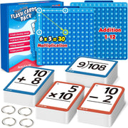 Set de Tarjetas de Matemáticas y Tablero Pop – Aprendizaje Divertido para Niños