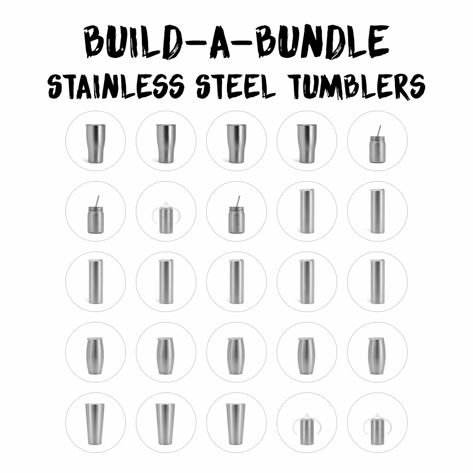 Stainless Steel Tumbler Bundle